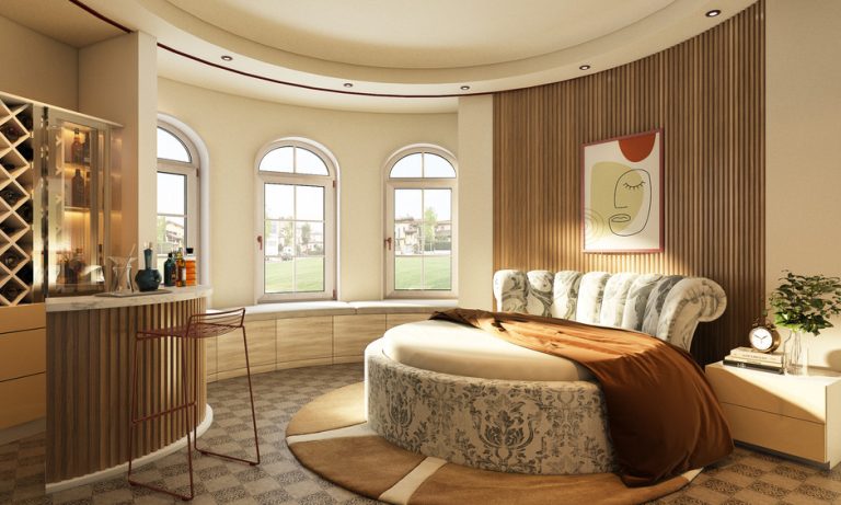Round Bedroom Ideas | Latest Circular Bed Designs